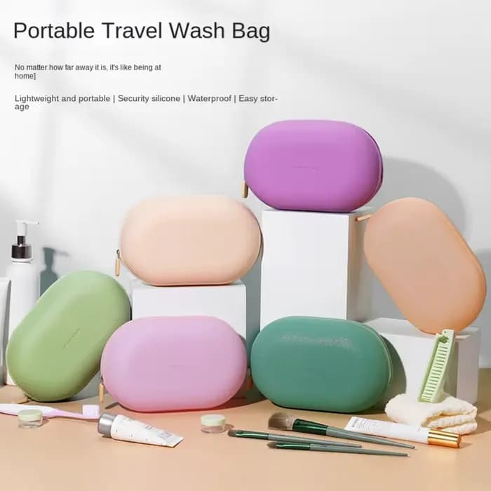 Nouvelle trousse de toilette en silicone