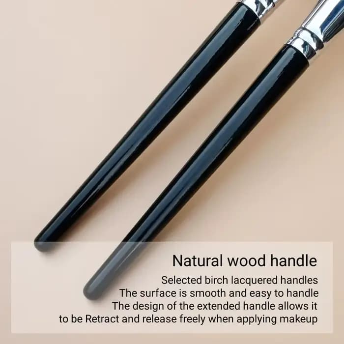 Surligneur brosse maquillage naturel chèvre cheveux mélange fard à joues