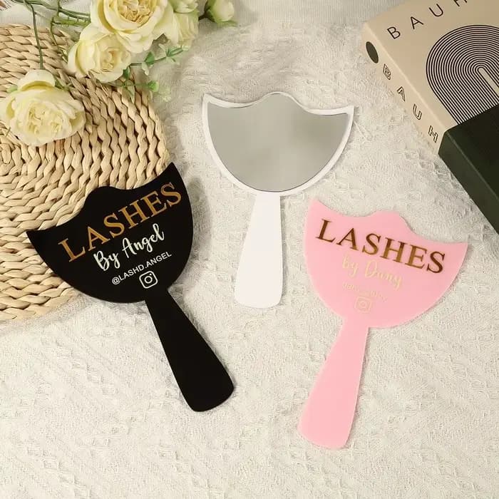 Miroir de poche pour technicien en cils