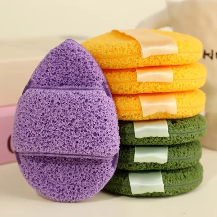 Éponge nettoyante exfoliante pour le visage