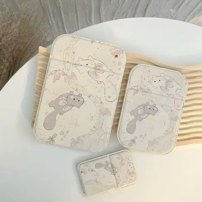 Femmes décalcomanie miroir Design pliable Rectangle créatif macramé