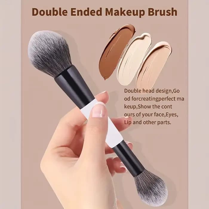 Ensemble de pinceaux de maquillage de haute qualité à double extrémité