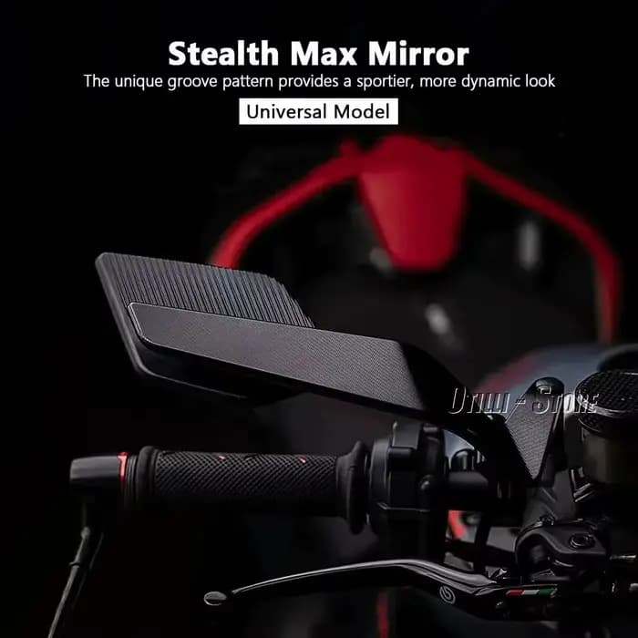 Nouveau Accessoires de moto miroir de rétroviseur Stealth Max moto nouveau miroir noir pour MV Agusta Brutale 800 RR EAS ABS
