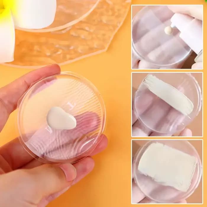 Éponge bouffante transparente en Silicone souple