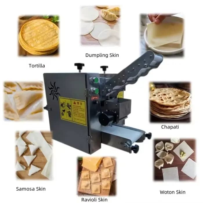 Machine à fabriquer des roti malaisiens entièrement automatique pour restaurant, machine à faire des wraps et des chapatis, personnalisable