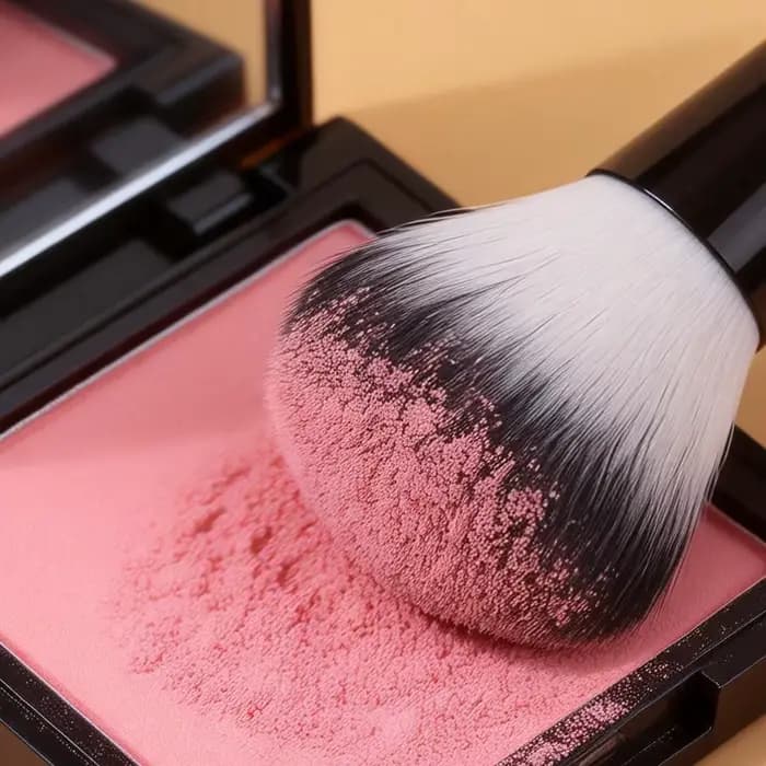 1 pinceau à blush en forme de champignon