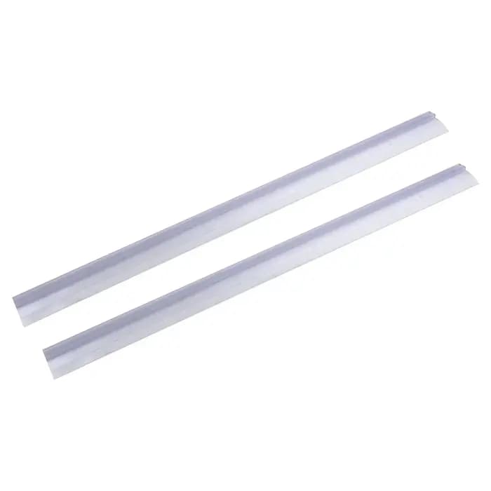 Bande d'étanchéité pour écrans et portes de bain-douche, 50cm, 2 pièces, convient aux joints en verre de 4-6mm, bande d'étanchéité pour écran de douche, barre météo de salle de bains