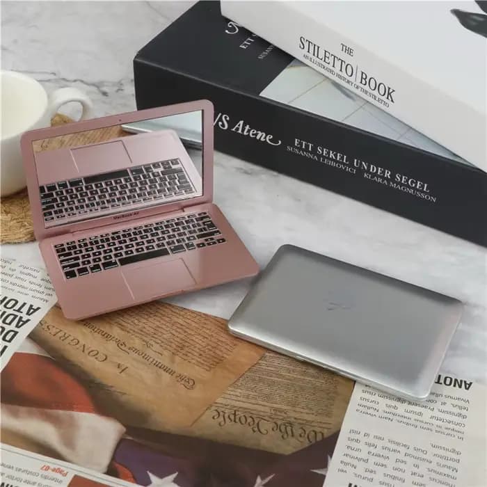 Mini miroir d'ordinateur portable pour filles