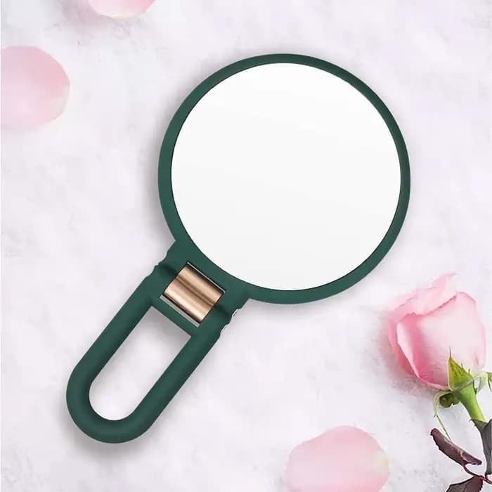 Miroir à main pliable de voyage