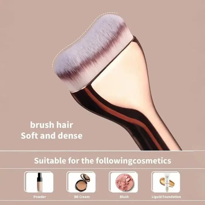 Ensemble de 2 pinceaux de maquillage pour fond de teint