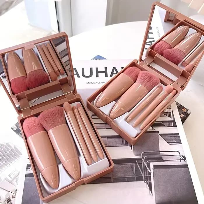 Ensemble de pinceaux de maquillage de voyage