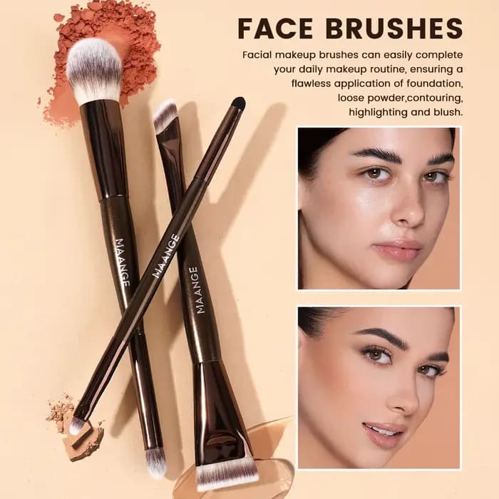 MAANGE – pinceaux de maquillage à double tête