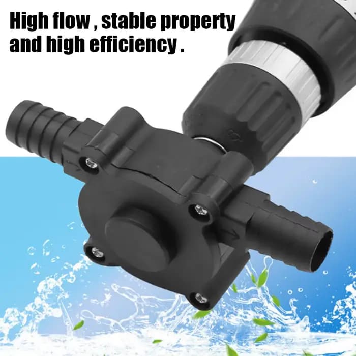 Mini pompes de transfert de liquide auto-amorçantes manuelles, perceuse électrique, pompe à eau fluide à huile Diesel Portable, outil d'extérieur pour la maison et le jardin