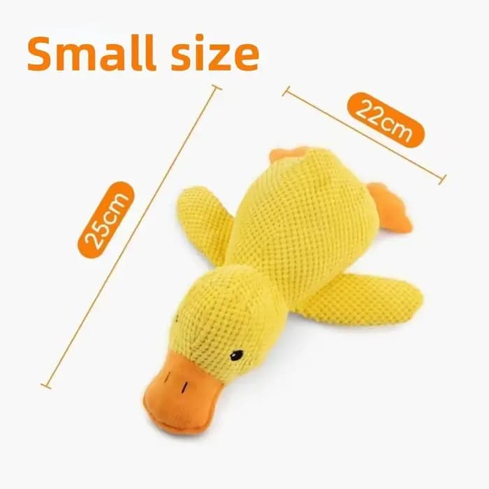 1/3 pièces d'accessoires pour chiens, jouet en peluche canard apaisant qui couine, aide au sommeil de luxe, compagnon durable pour chiot et animal de compagnie