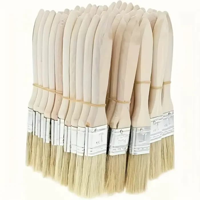 Pinceaux à manche (lot de 4) adaptés à l'art