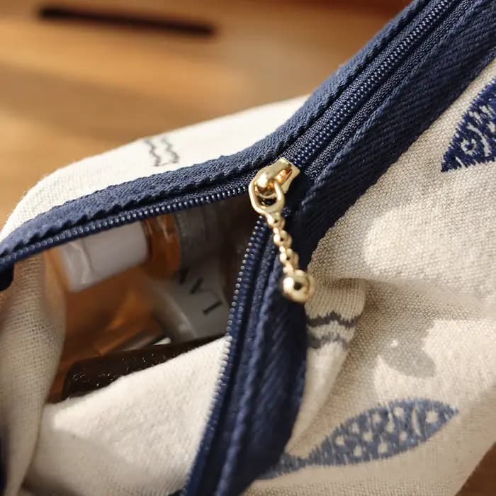Sac à cosmétiques brodé
