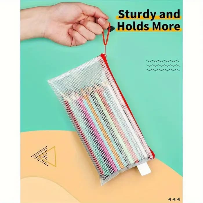24 pochettes à crayons en vrac