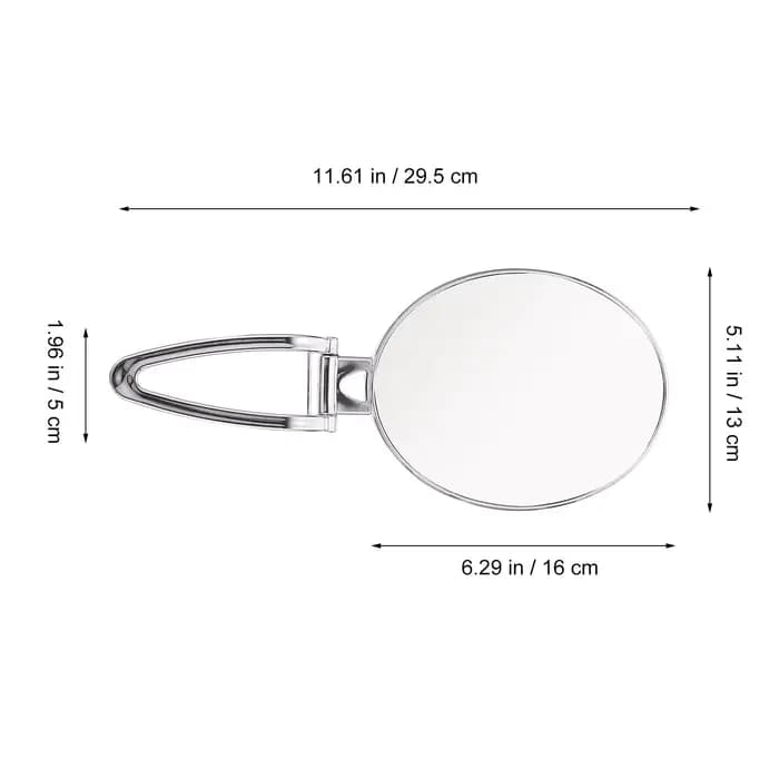 Miroir portatif grossissant Double face 3X