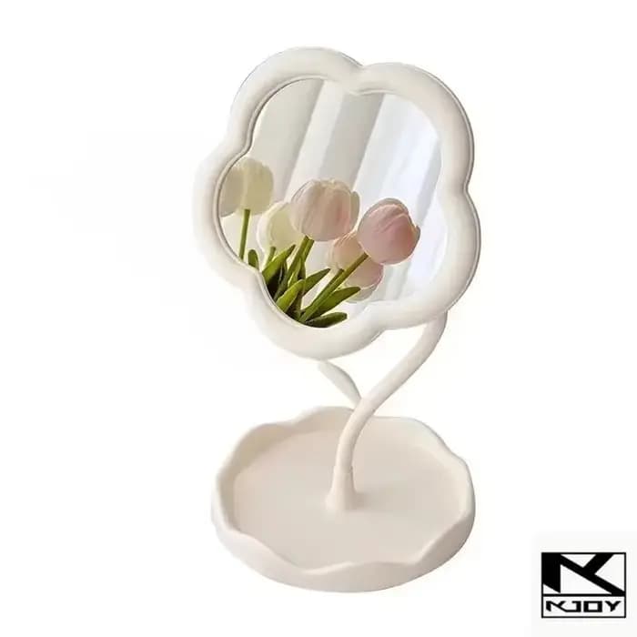 Miroir de bureau créatif en forme de fleur kkjoy