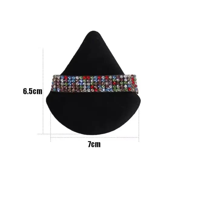 Diamant Triangle poudre bouffée visage maquillage outil éponge velours doux lisse beauté