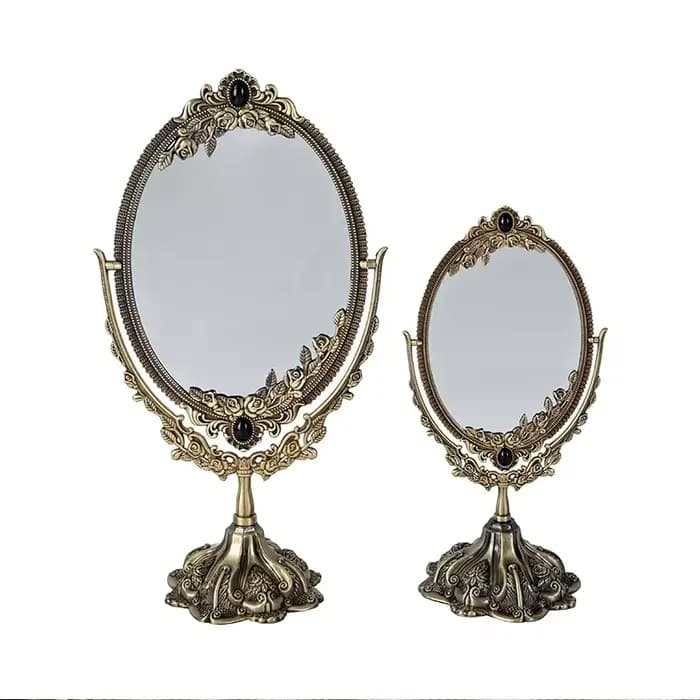 Miroir décoratif européen en Bronze