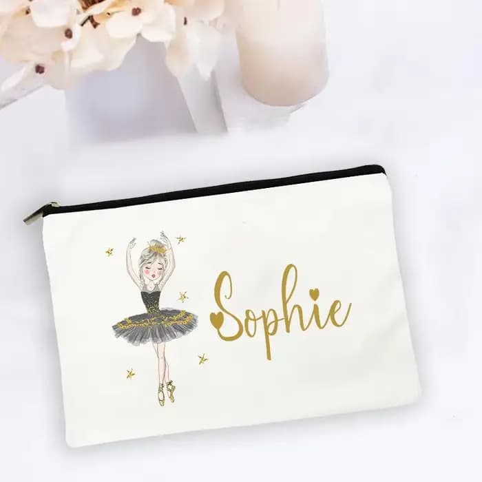 Sac de maquillage personnalisé avec nom