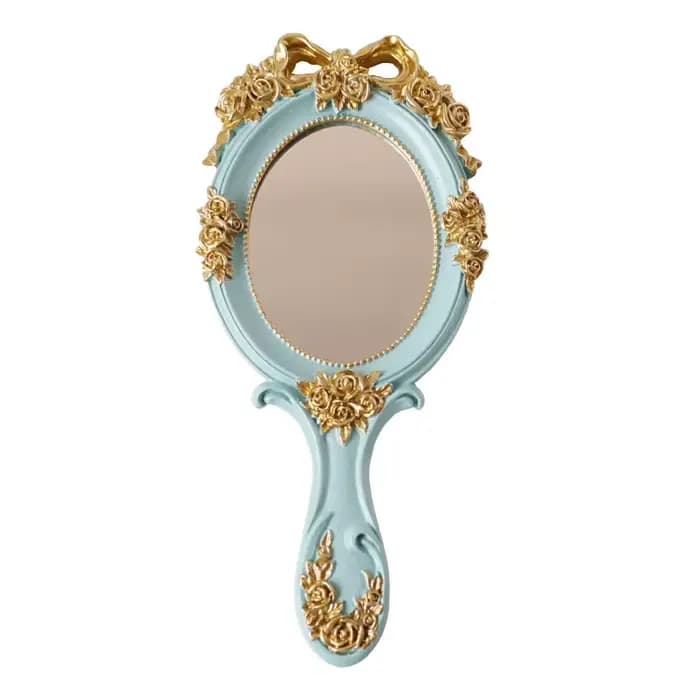 Miroir à main rétro de Style européen