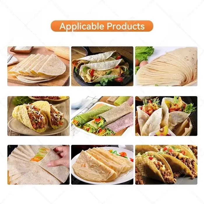 Machine à fabriquer des tortillas mexicaines sur mesure, machine à faire des roti entièrement automatique, équipement commercial haute performance pour restaurants