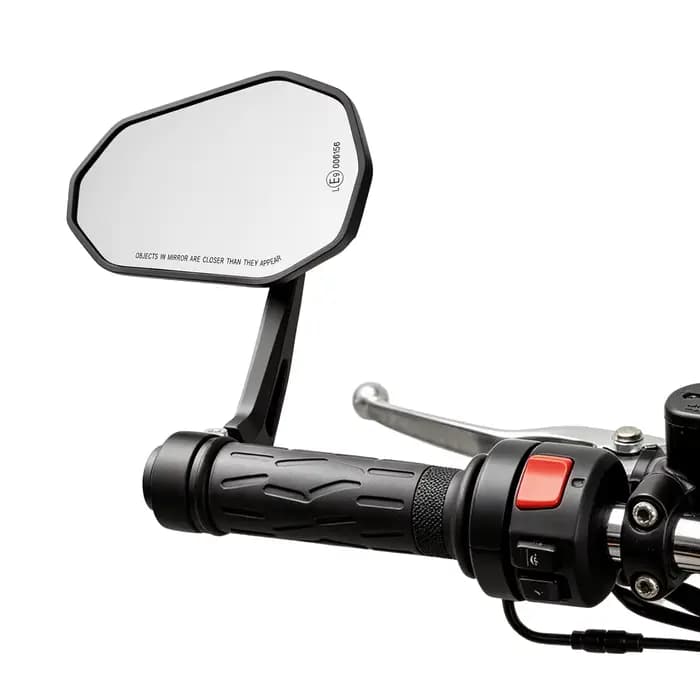1 Paire de rétroviseurs de guidon pour moto, scooter et autres véhicules