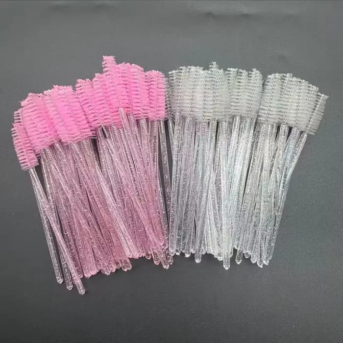 Brosse à cils jetable en cristal