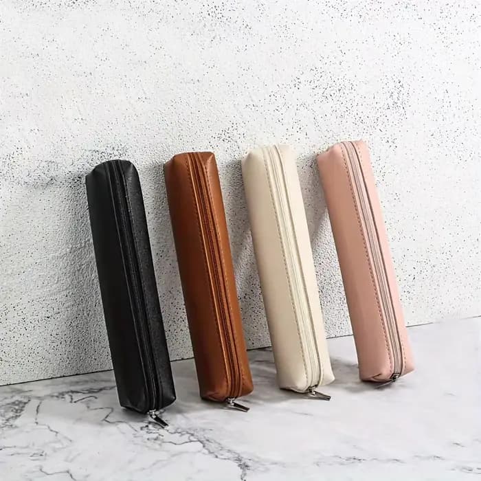 Mini Trousse de Maquillage en Faux Cuir de Qualité Supérieure, 1 Pièce