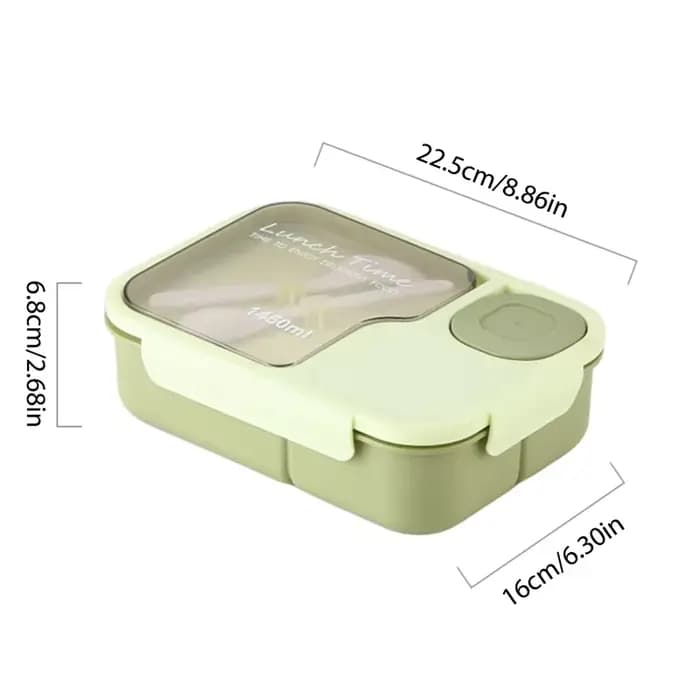Bento Lunch Box for Kids Girls, Cartoon Students, Kawaii Cute Metropolitan, 3 Grid Sandwich, Snack Food Box, Special Canteen, Food Storage