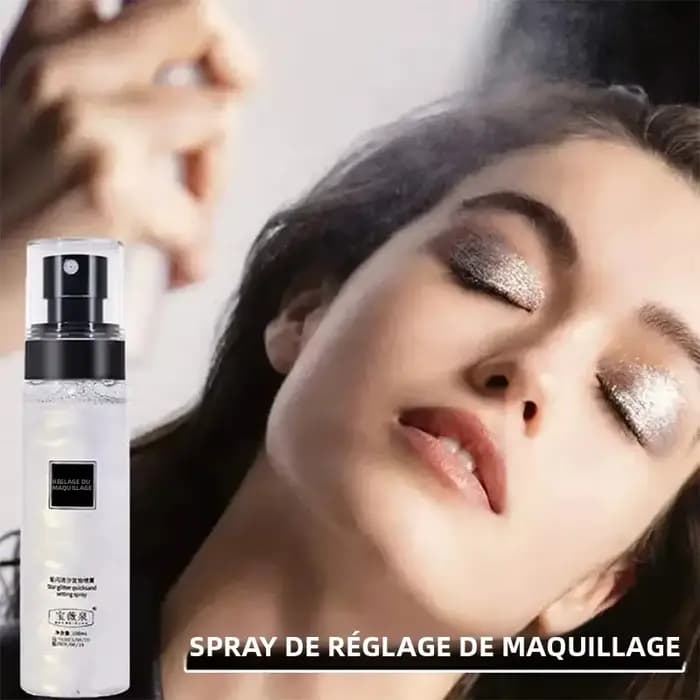 Spray fixateur de maquillage longue durée