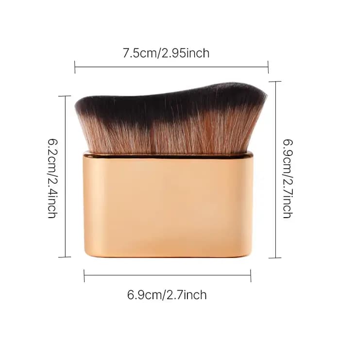 Pinceau de maquillage pour le contour du bronzage