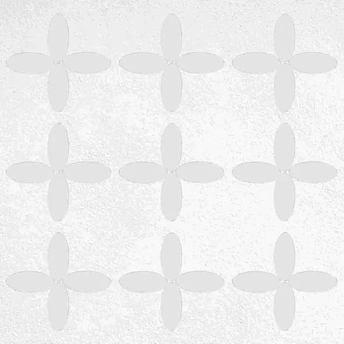 Autocollant mural miroir ovale