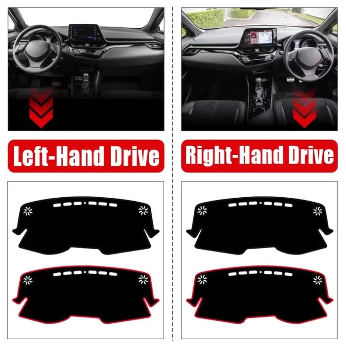 Accessoires de voiture pour Toyota C-HR CHR C HR 2016 2017 2018 2019 2020 2021 2022 2023 Prada conseil Couverture Éviter Lumière Pad Tapis Tapis