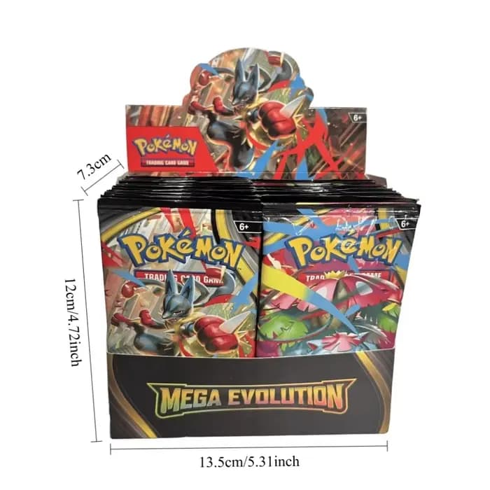 MEGA EVOLUTION SCARLET&VIOLE 360PCS/Set Carte Pokémon 151 Prismatic Evolutions Black Bolt Booster anglais Carte de combat et de collection