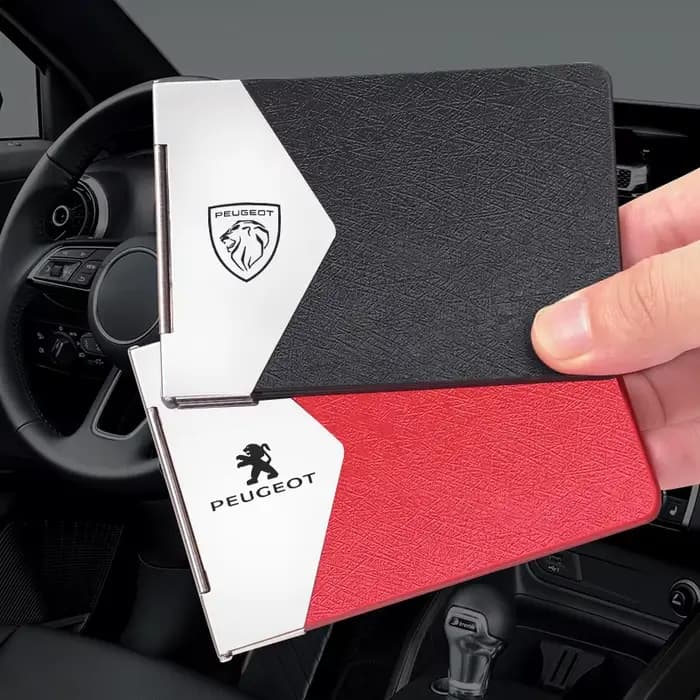 Couverture de permis de conduire de voiture, accessoires de portefeuille de carte d'identité pour Peugeot Landtrek 508 5008 4008 408 308 3008 208 2008 Rifter e-Expert