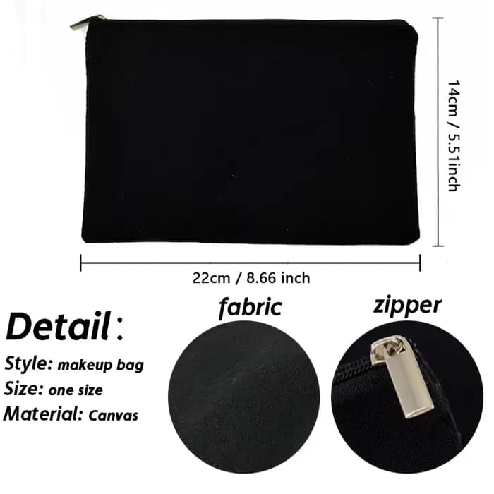 Trousse de maquillage personnalisée avec nom initial