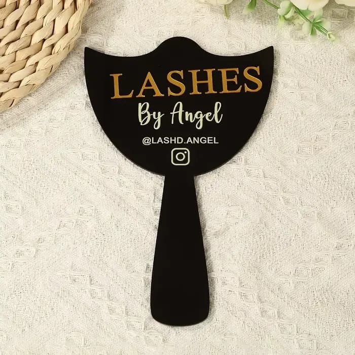 Miroir de poche pour technicien en extensions de cils