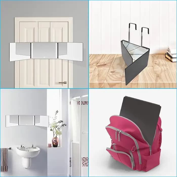 Miroir à 3 voies avec LED 360