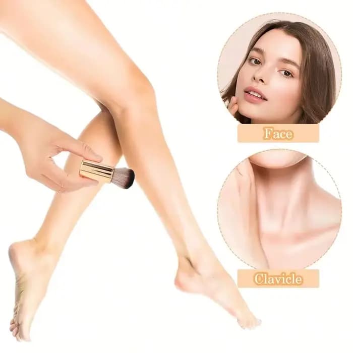 Pinceau auto-bronzant doux pour le corps