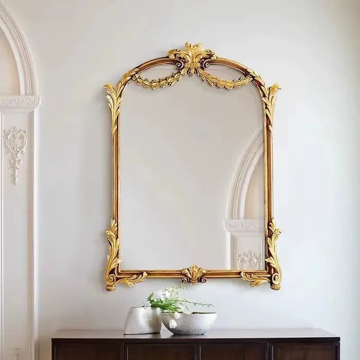 Miroir de maquillage Vintage français