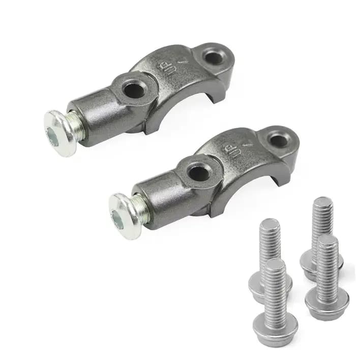 Support universel de miroir à levier de 7/8 pouces, 22mm, frein/embrayage, maître-cylindre, Support de serrage, siège de fixation, boulons M10, Support de Base