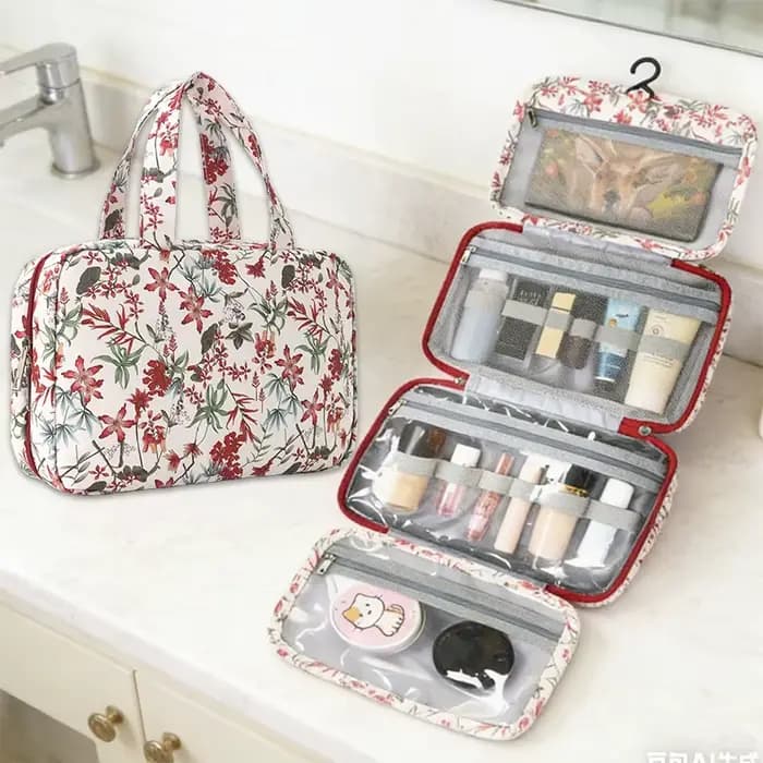 Trousse de toilette suspendue pour femmes et hommes
