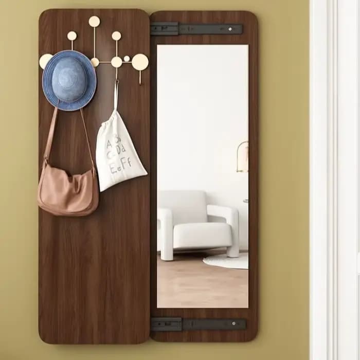 Miroir d'ornement blanc Design moderne