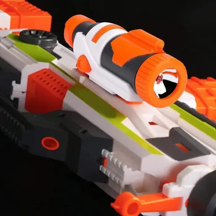 Kit d'accessoires de modification pour pistolets jouets Nerf N-strike Elite Series : silencieux, crosse, lampe torche, accessoires universels pour pistolets jouets