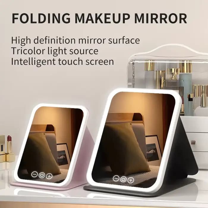 Miroir de maquillage LED à intensité variable