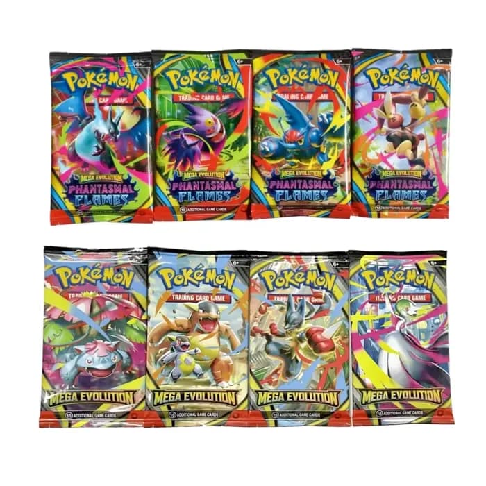MEGA EVOLUTION SCARLET&VIOLE 360PCS/Set Carte Pokémon 151 Prismatic Evolutions Black Bolt Booster anglais Carte de combat et de collection