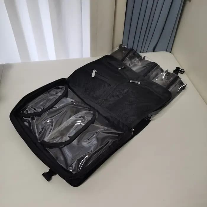 Trousse de maquillage pliable